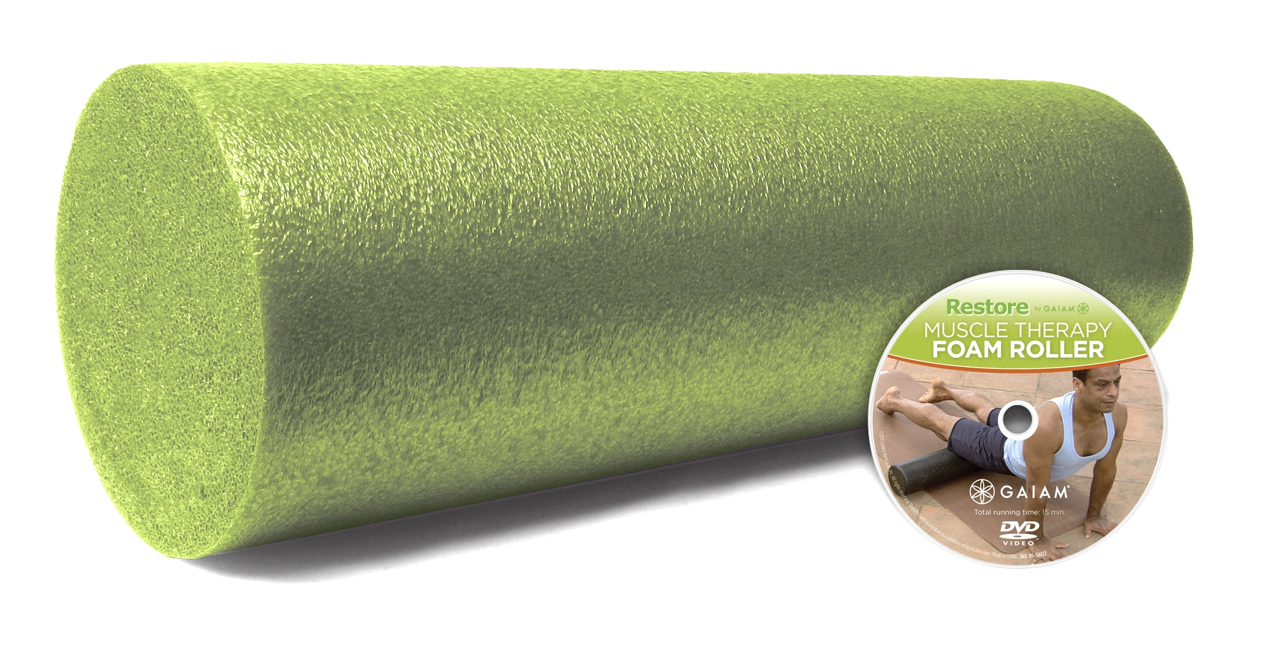 Gaiam Stretch & Strength Foam Roller Kit