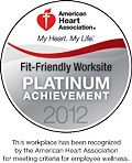 American Heart Association – Fit-Friendly Worksite Platinum Achievement 2012