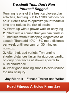 Article by Jay Blahnik about Treadmills