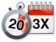 20 minutes a day 3 times a week